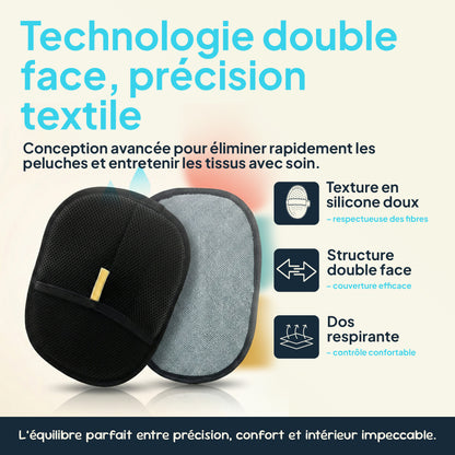 Zienly™ Gant Anti-Poils & Nettoyage Textile Réutilisable