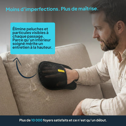 Zienly™ Gant Anti-Poils & Nettoyage Textile Réutilisable