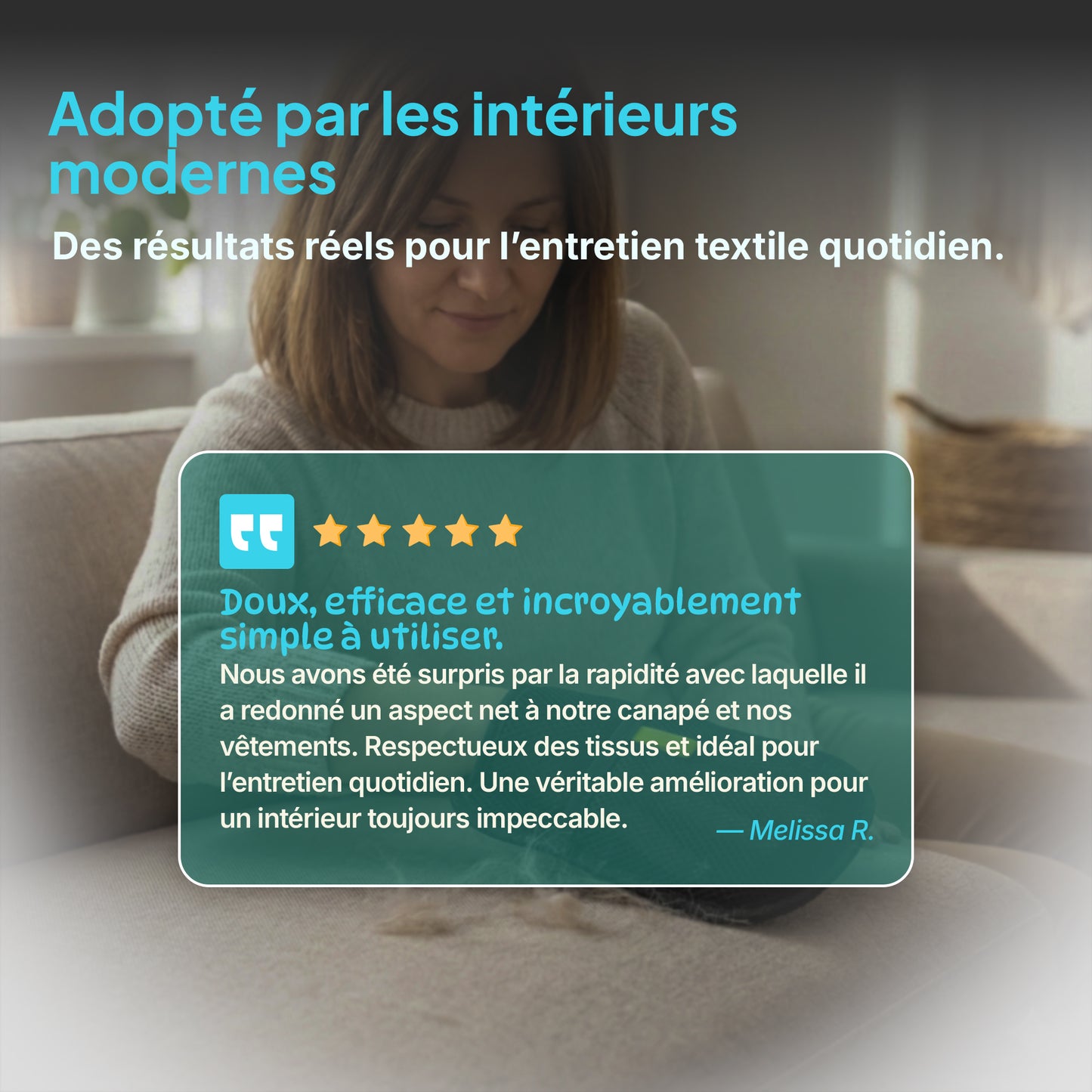 Zienly™ Gant Anti-Poils & Nettoyage Textile Réutilisable